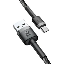 Cabo Turbo Usb V8 Para LG K10 K10+ K11 K11+ K12 K12+ K9 Cor Preto Foto mini  3