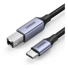 Cabo Ugreen Ugreen Usb tipo C para USB B 2.0 para impressora - 2 metros de cor Ugreen Ugreen Ugreen Cabo USB C para USB B - 80807 Foto mini 1