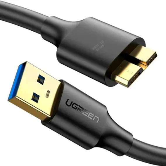 Cabo Ugreen Usb 3.0 Para Micro Usb Tipo-b - 50cm Cor Preto Foto 1