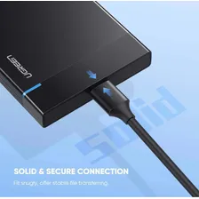 Cabo Ugreen Usb-c Para Hd Externo Micro B 1m 20103 Cor Preto Foto mini  3
