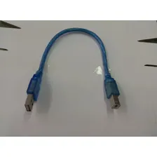 Cabo Usb 2.0 A/b Para Arduino 30cm Cor Azul Foto mini  2