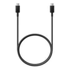 Cabo usb 2.0 1m Samsung Cable USB-C to USB-C preto com entrada USB Tipo C saída USB Tipo C Foto mini 1