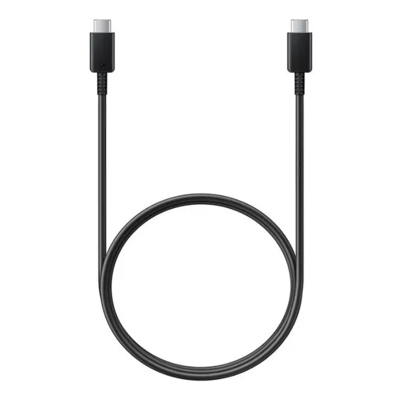 Cabo usb 2.0 1m Samsung Cable USB-C to USB-C preto com entrada USB Tipo C saída USB Tipo C Foto 1