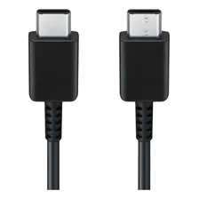Cabo usb 2.0 1m Samsung Cable USB-C to USB-C preto com entrada USB Tipo C saída USB Tipo C Foto mini 2