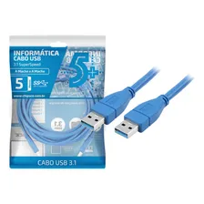 Cabo Usb 3.1 - A Macho X A Macho 5 Metros Super Speed - 5+ Foto mini 2