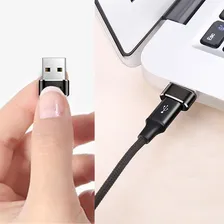Cabo USB Adaptador USB tipo c disco rÃgido para adaptador USB Extensão USB preto+prateado com entrada USB-B e saÃda tipo C Foto mini 3