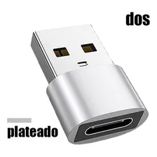 Cabo USB Adaptador USB tipo c disco rÃgido para adaptador USB Extensão USB preto+prateado com entrada USB-B e saÃda tipo C Foto mini 2