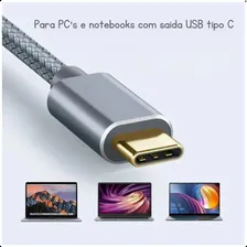 Cabo Usb C Para Usb B 2.0 Tipo-c Impressora Scanner 5 Metros Foto mini 3