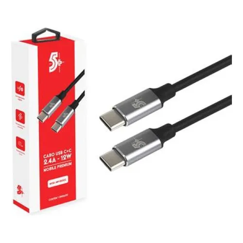 Cabo Usb-C Para Usb-C 2.0 Cabo 1,2 Metros - 5+ Foto 1