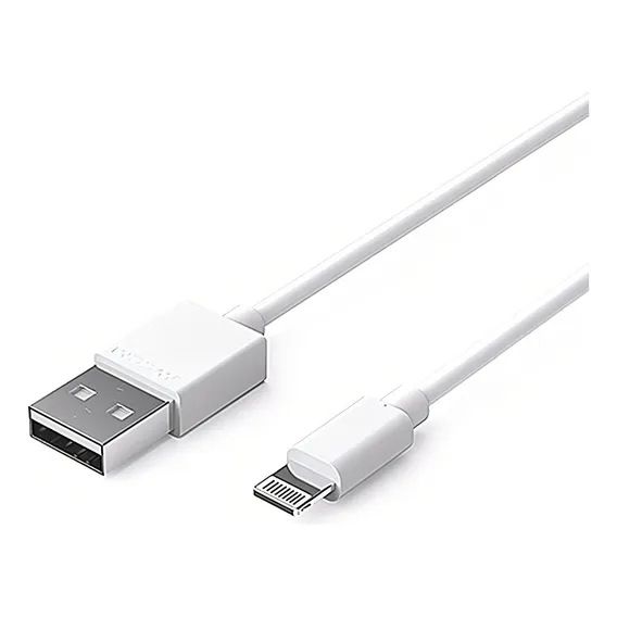 Cabo Usb Carga Para iPhone Lightining 1 Metro Branco Foto 1