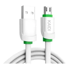 Cabo Usb Kaidi Type-c Tipo-c Rápido Fast Charging Kd-tc30 Cor Branco Foto mini 1