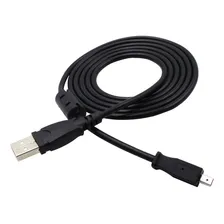 Cabo Usb Kodak Kodak U-8 Preto Com Entrada Usb Saída Micro-usb Foto mini  2