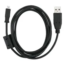 Cabo Usb Kodak Kodak U-8 Preto Com Entrada Usb Saída Micro-usb Foto  mini 1