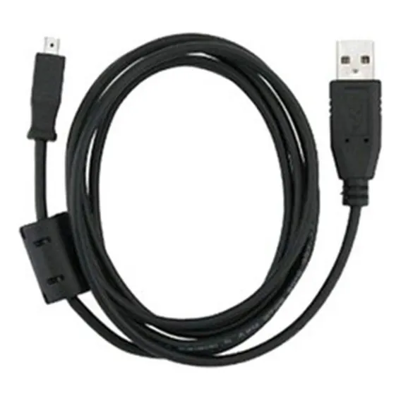 Cabo Usb Kodak Kodak U-8 Preto Com Entrada Usb Saída Micro-usb Foto 1