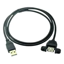 Cabo Usb Macho-femea Extensor De 30cm - Para Painel Cor Preto Foto mini 4