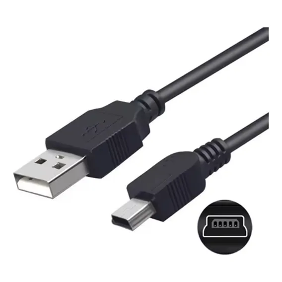 Cabo Usb Macho X Mini Usb 1,8m Tebera Kit Com 4 Cabos Ideal Foto 1
