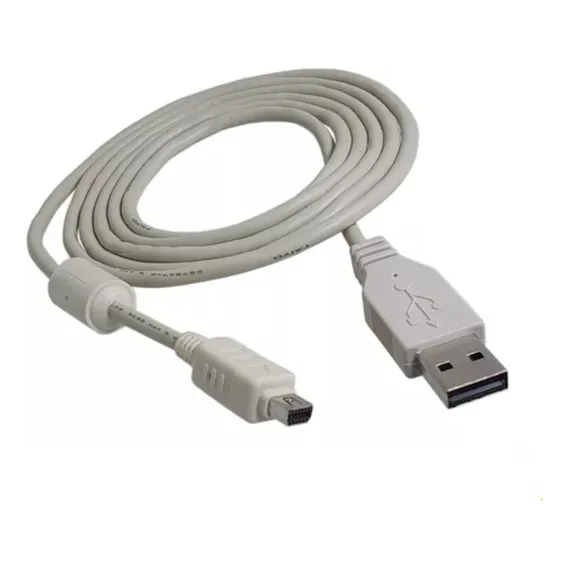 Cabo Usb Para Câmera Olympus Usb X-960,sp-810uz Cor Cinza Foto 1