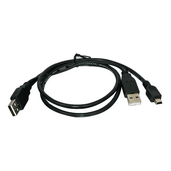 Cabo Usb Para Hd Externo - 2 Usb X 1 Mini Usb Foto 1
