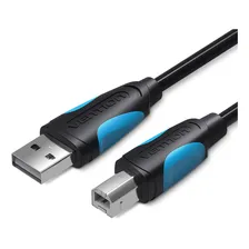 Cabo USB para impressora 2.0 Universal 5m Metros cabo usb tipo b cabo para multifuncional macho-macho 480mbps Plug & Play compatÃvel com HP Epson Canon Brother Samsung Lexmark Preto Vention Foto mini 1