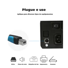 Cabo USB para impressora 2.0 Universal 5m Metros cabo usb tipo b cabo para multifuncional macho-macho 480mbps Plug & Play compatÃvel com HP Epson Canon Brother Samsung Lexmark Preto Vention Foto mini 2