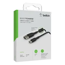 Cabo Usb Para iPhone 15 Usb-c Belkin Boostcharge 2m Cor Preto Foto mini 2