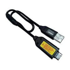 Cabo Usb Pra Maquina Fotográfica Samsung Wb5000 Wb500 Wb600 Cor Preto Foto mini 4