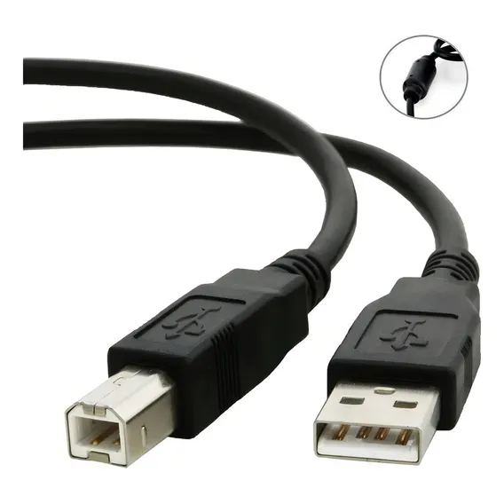 Cabo Usb Universal Impressora Epson E Hp Foto 1