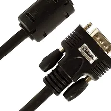 Cabo Vga Blindado Extensão Com Ferrite 1080p - 15 Metros Foto mini 2