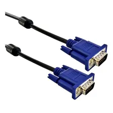 Cabo Vga X Vga Rgb D-sub Com Filtro 1,5 Metros Blindado Cor Azul Foto mini  2