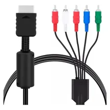 Cabo VÃdeo CompatÃvel Com Ps2 Ps3 Alta Definição Componente Foto mini 1
