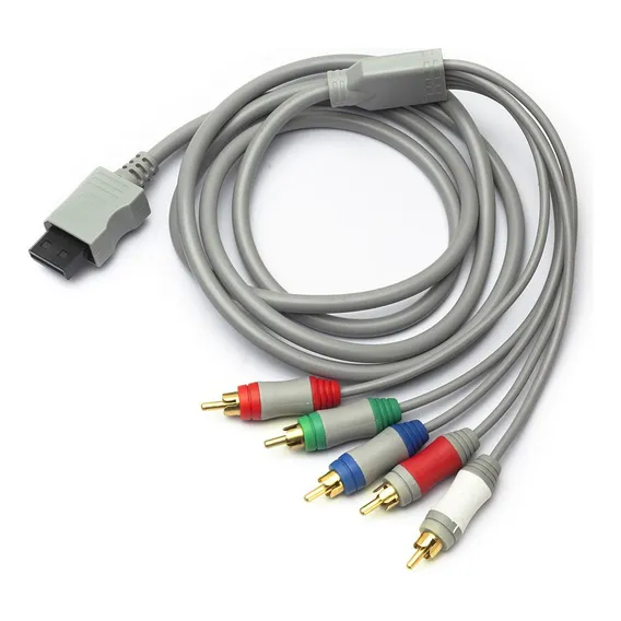 Cabo VĂdeo Componente CompatĂvel Com Nintendo Wii 720p 1080i Foto 1