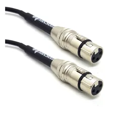 Cabo Xlr FĂȘmea X Xlr FĂȘmea 2 Metros Mecsom Profissional Foto mini 1