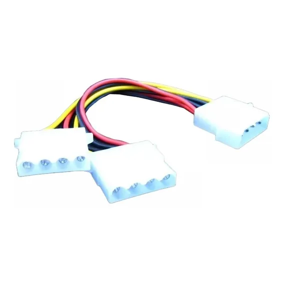 Cabo Y Extensor Ide 1 Macho X 2 Femeas - Molex Energia 20cm Foto 1