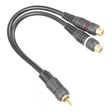 Cabo Y Rca 27cm 4mm 1 Conector Macho E 2 Fêmeas Condutor Foto mini 2