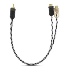 Cabo Y Rca Taramps 1 Macho 2 Fêmeas 1M/2F 30cm Banhado a Ouro Double Injetado Stereo Som Automotivo Foto mini  2