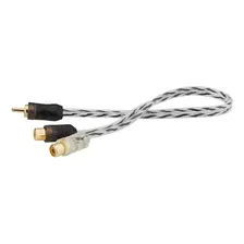 Cabo Y Rca Taramps 1 Macho 2 Fêmeas 1M/2F 30cm Banhado a Ouro Double Injetado Stereo Som Automotivo Foto  mini 1