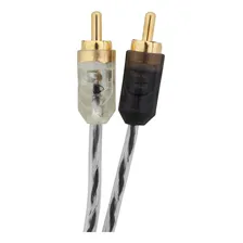 Cabo Y Rca Taramps 2Macho 1 Femea 1f/2m Banhado A Ouro 30cm 1 Fêmea 2 Machos Double Injetado Stereo Som Automotivo Foto mini 3