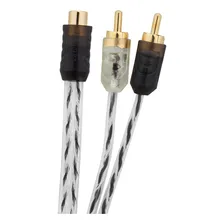 Cabo Y Rca Taramps 2Macho 1 Femea 1f/2m Banhado A Ouro 30cm 1 Fêmea 2 Machos Double Injetado Stereo Som Automotivo Foto mini 2