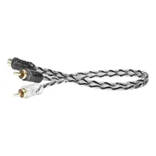 Cabo Y Rca Taramps 2Macho 1 Femea 1f/2m Banhado A Ouro 30cm 1 Fêmea 2 Machos Double Injetado Stereo Som Automotivo Foto mini 1