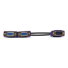 Cabo Y Splitter Vga 1 Macho X 2 Femeas Vga Xt-550 Foto mini  2