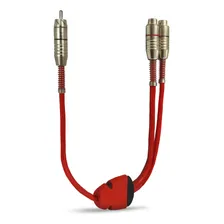 Cabo Y Stetsom Tripla Blindagem 1 Macho 2 Fêmeas Rca 45cm Foto mini  3