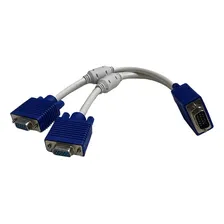 Cabo Y Vga 1 Macho 2 Vga Fêmea 2 Monitores Em 1 Cpu Desktop Foto mini 4