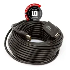 Cabos Extensor Amplificado Usb 2.0 - 10 Metros - Kit 10 Foto  mini 1