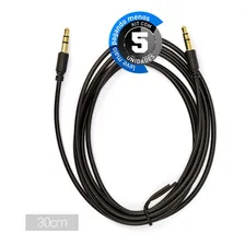 Cabos P2 Auxiliar Estereo - 30 Cm - Kit 5 Foto mini 2