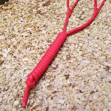 Cabresto Cavalo Corda Poli Regulagem Cor Vermelho Foto mini 4