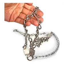Cabresto Corrente Cavalo Garanhão Mula Resistente Aço Inox Foto mini  2