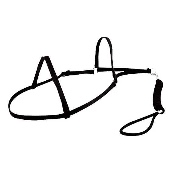 Cabresto Couro Luxo M - Larga Marrom C49 - Arte Couro Foto 1