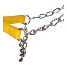 Cabresto Inox Barrato Corrente Para Carneiro Bonde Cabrito Cor Amarelo Tamanho Padrao Foto mini  2