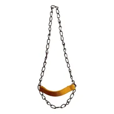Cabresto Inox Barrato Corrente Para Carneiro Bonde Cabrito Cor Amarelo Tamanho Padrao Foto  mini 1