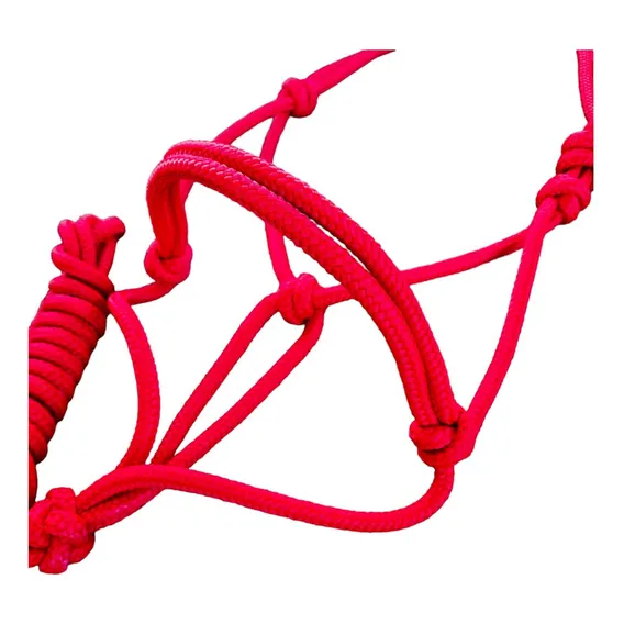 Cabresto Para Cavalo Joay Cordas Cabresto De 7 Nós Vermelho Cabresto Foto 1